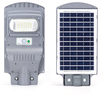 Farola solar led exterior 50w  con sensor movimiento y control remoto Aigostar